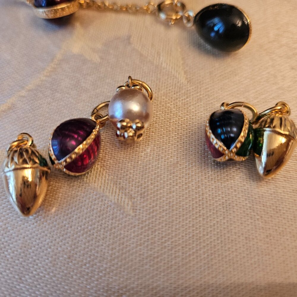 Vintage Joan Rivers Faberge Egg Necklace - Picture 2 of 16